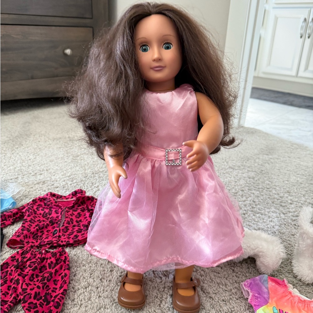 American Girl Doll with Brown Hair